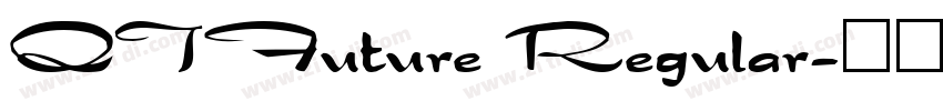QTFuture Regular字体转换